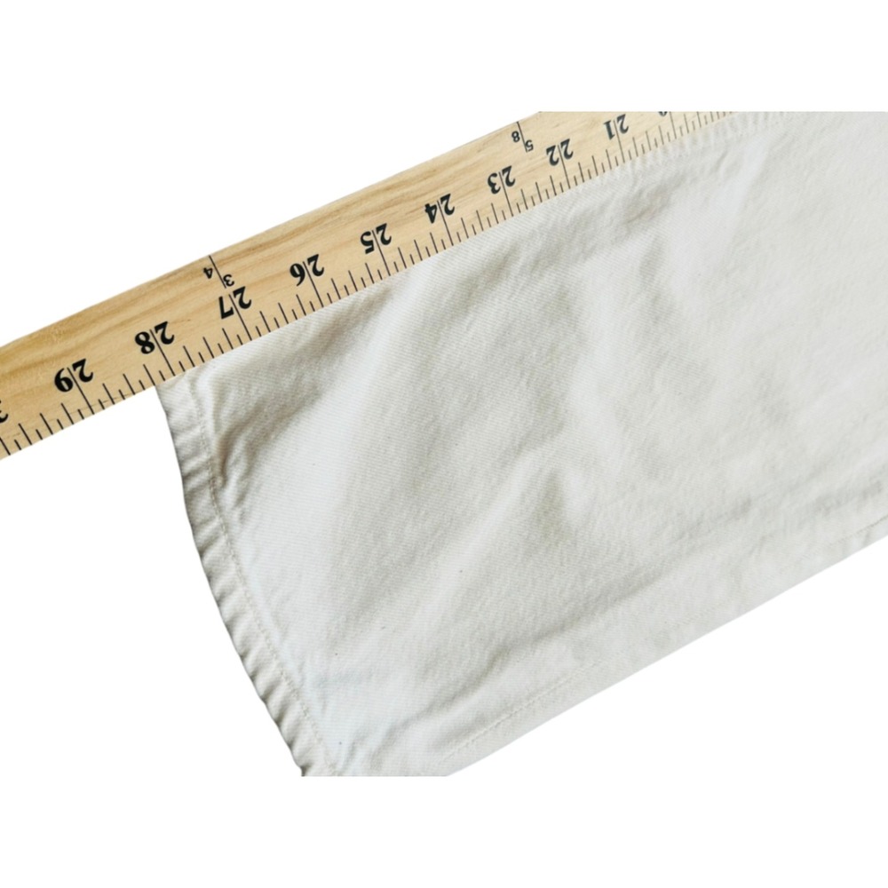 AGOLDE Remy Jean Off White High Rise‎ Straight Leg Denim Ivory Size 31 - Picture 6 of 8